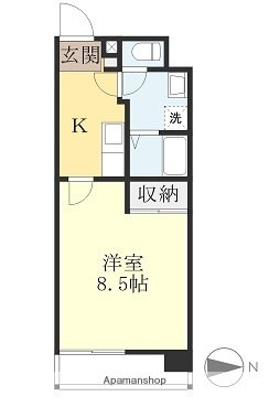愛媛県松山市緑町１ 鉄砲町駅 1K マンション 賃貸物件詳細