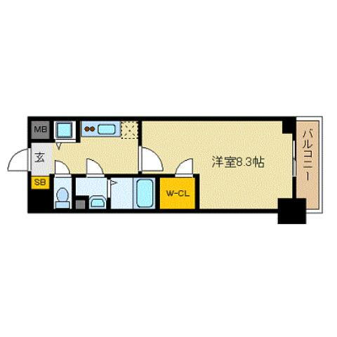 愛知県名古屋市中区新栄２ 栄駅 1K マンション 賃貸物件詳細