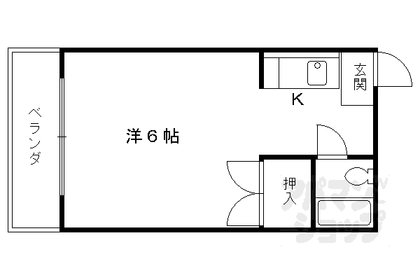 京都府京都市右京区太秦中筋町 太秦駅 1K マンション 賃貸物件詳細