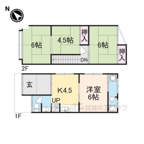 京都府京都市山科区川田西浦町 東野駅 4DK 一戸建て 賃貸物件詳細