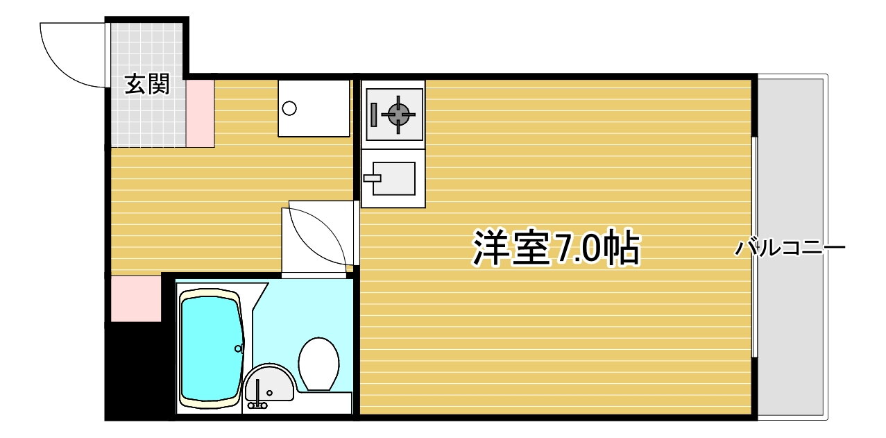 ＢＡＵＨＡＵＳ小町 5階 ワンルーム 賃貸物件詳細