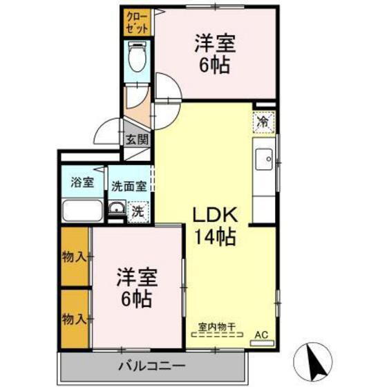 広島県広島市佐伯区五日市中央５ 五日市駅 2LDK アパート 賃貸物件詳細