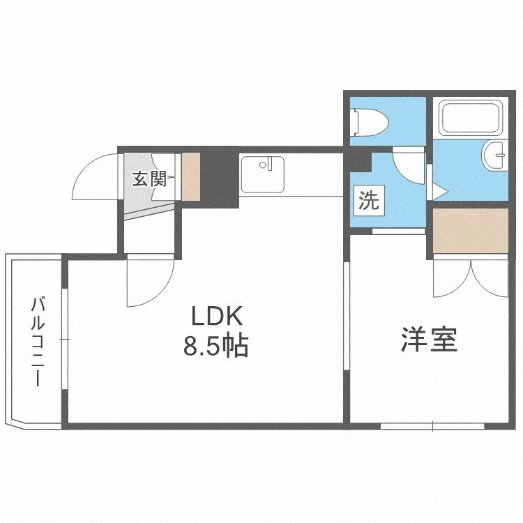 北海道札幌市豊平区平岸四条１２ 南平岸駅 1LDK マンション 賃貸物件詳細