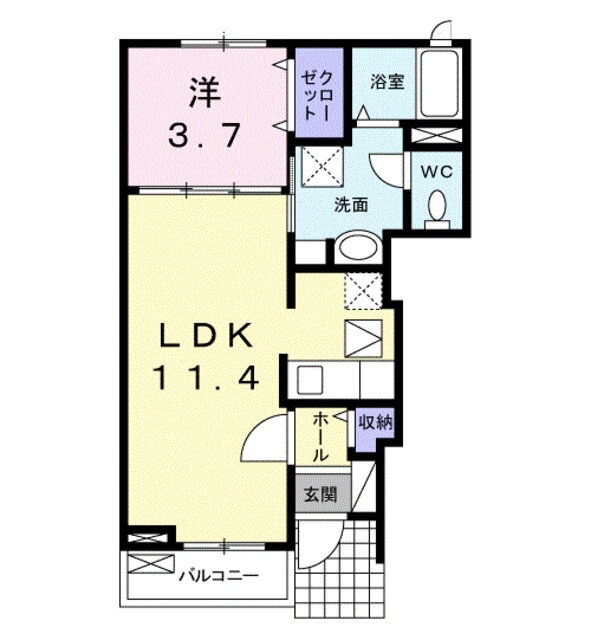 東京都足立区古千谷本町２ 舎人駅 1LDK アパート 賃貸物件詳細