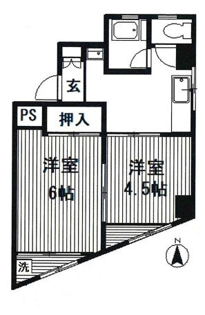 東京都大田区大森本町２ 平和島駅 2K マンション 賃貸物件詳細