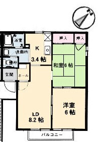 広島県東広島市西条町御薗宇 西条駅 2LDK アパート 賃貸物件詳細