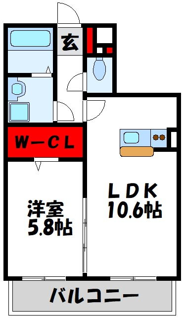 福岡県宗像市土穴３ 赤間駅 1LDK マンション 賃貸物件詳細