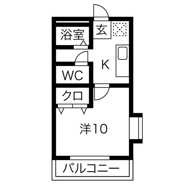 愛知県豊明市沓掛町田楽ケ窪 前後駅 1K マンション 賃貸物件詳細