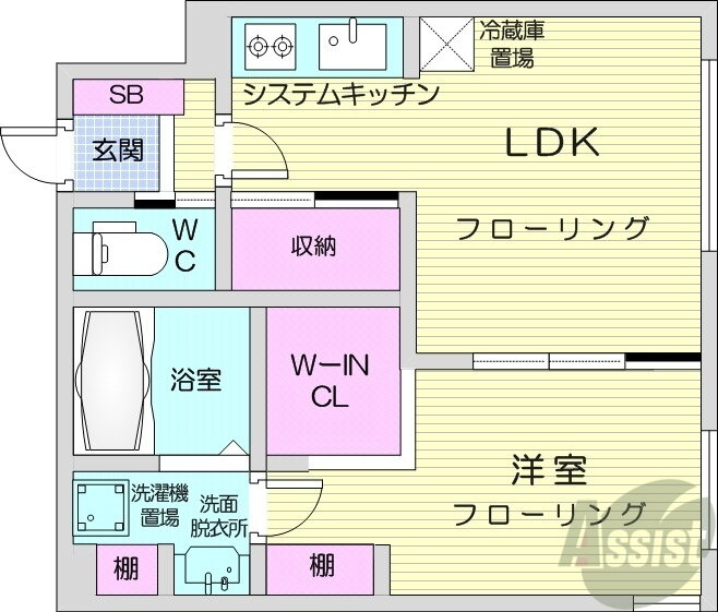 北海道札幌市中央区北八条西２０ 桑園駅 1LDK マンション 賃貸物件詳細