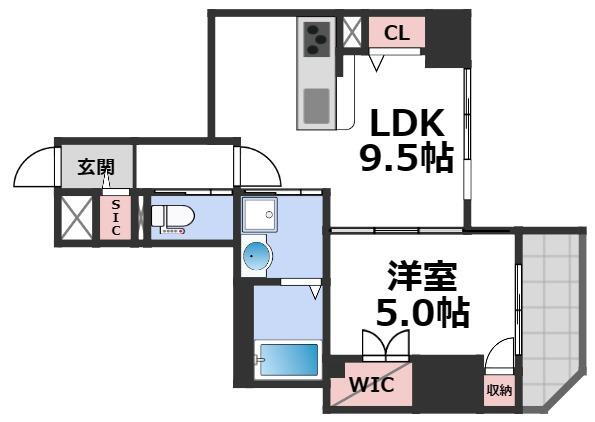 大阪府大阪市天王寺区上汐４ 谷町九丁目駅 1LDK マンション 賃貸物件詳細