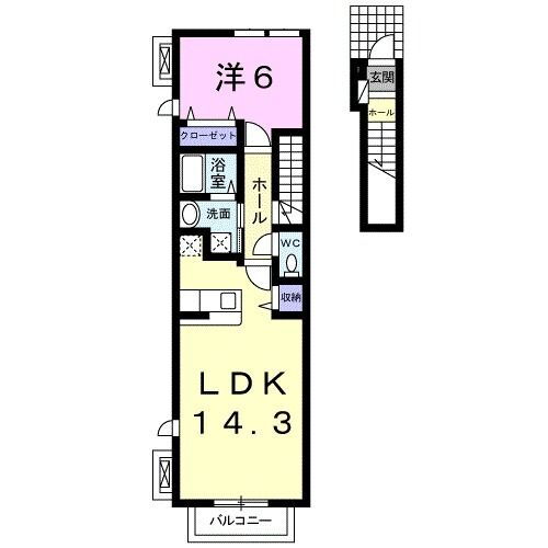 愛知県蒲郡市清田町五反田 蒲郡駅 1LDK アパート 賃貸物件詳細