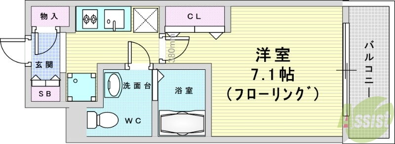 大阪府大阪市淀川区西中島６ 新大阪駅 1K マンション 賃貸物件詳細