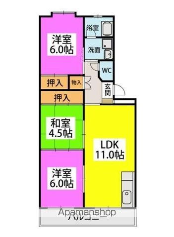 福岡県福岡市東区三苫４ 三苫駅 3LDK マンション 賃貸物件詳細