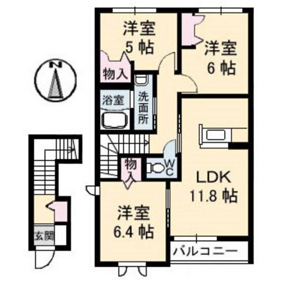 岡山県岡山市中区原尾島 高島駅 2LDK アパート 賃貸物件詳細