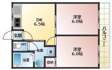 大阪府富田林市須賀３ 滝谷駅 2DK アパート 賃貸物件詳細