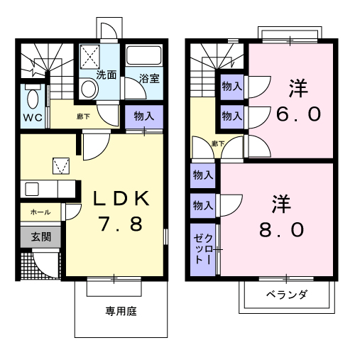 岐阜県加茂郡坂祝町酒倉 坂祝駅 2DK 一戸建て 賃貸物件詳細