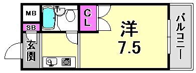 兵庫県神戸市灘区烏帽子町２ 六甲道駅 ワンルーム マンション 賃貸物件詳細