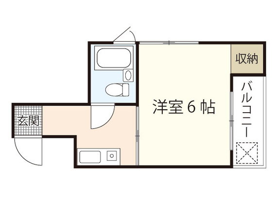 広島県広島市中区白島中町 広島駅 1K マンション 賃貸物件詳細