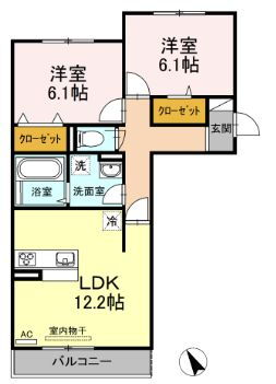 広島県福山市大門町大門 大門駅 2LDK アパート 賃貸物件詳細