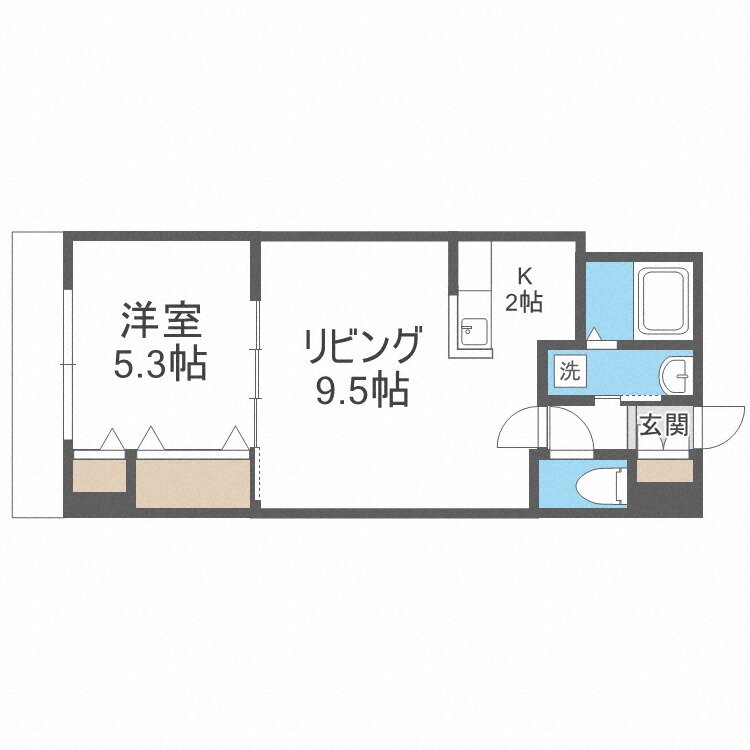 北海道札幌市白石区東札幌三条５ 白石駅 1LDK マンション 賃貸物件詳細