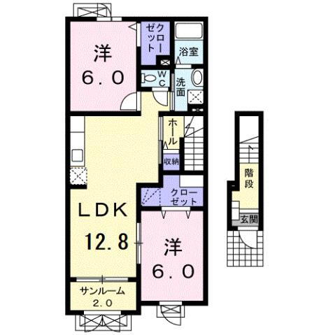 新潟県長岡市下々条町 北長岡駅 2LDK アパート 賃貸物件詳細