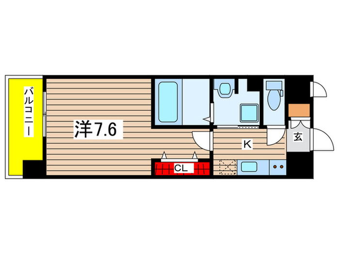 Ｊａｒｍａｎ滝川 7階 1K 賃貸物件詳細