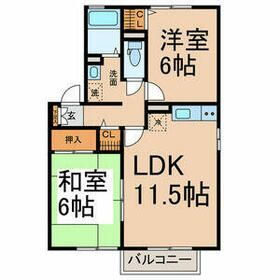 岐阜県揖斐郡大野町大字黒野 穂積駅 2LDK アパート 賃貸物件詳細