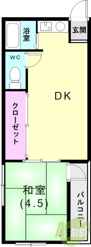 兵庫県神戸市垂水区千代が丘１ 垂水駅 1DK アパート 賃貸物件詳細