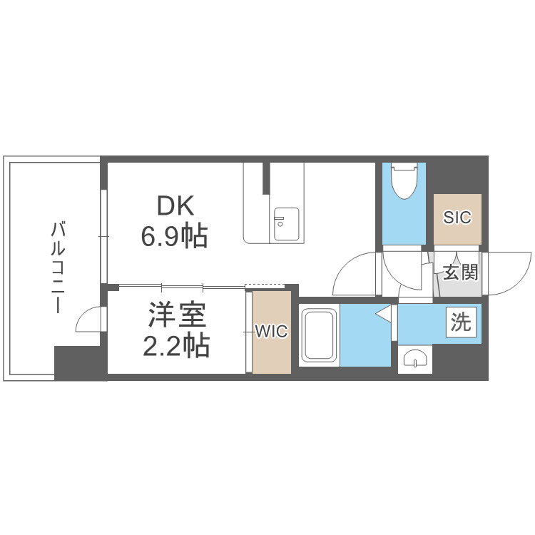 大阪府大阪市淀川区十三本町２ 十三駅 1DK マンション 賃貸物件詳細
