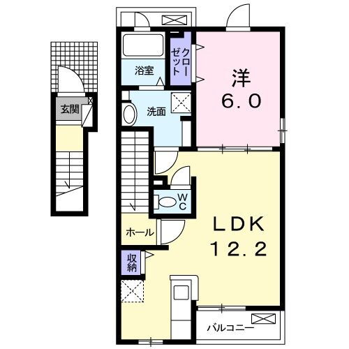 千葉県野田市山崎 梅郷駅 1LDK アパート 賃貸物件詳細