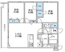 東京都杉並区宮前４ 富士見ヶ丘駅 3LDK マンション 賃貸物件詳細