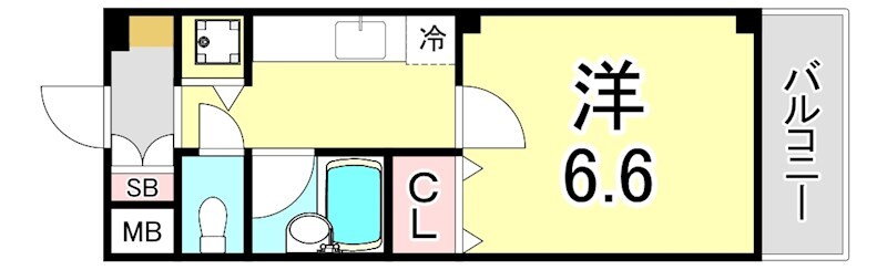兵庫県西宮市里中町１ 鳴尾・武庫川女子大前駅 1K アパート 賃貸物件詳細