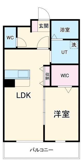 愛知県岡崎市蓑川町１ 美合駅 1LDK アパート 賃貸物件詳細