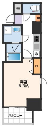 大阪府大阪市中央区船越町２ 天満橋駅 1K マンション 賃貸物件詳細