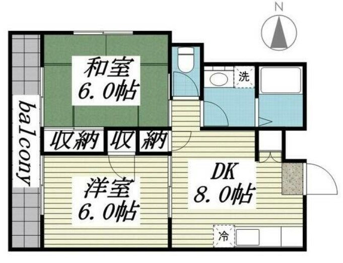東京都府中市南町４ 中河原駅 2DK マンション 賃貸物件詳細