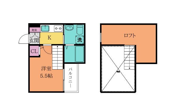 福岡県北九州市小倉北区片野新町２ 城野駅 1K アパート 賃貸物件詳細