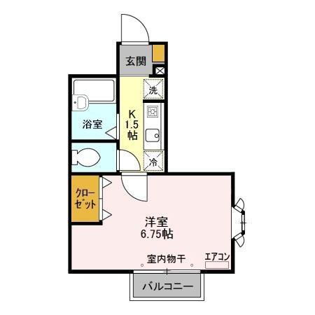 千葉県千葉市中央区白旗３ 蘇我駅 1K アパート 賃貸物件詳細
