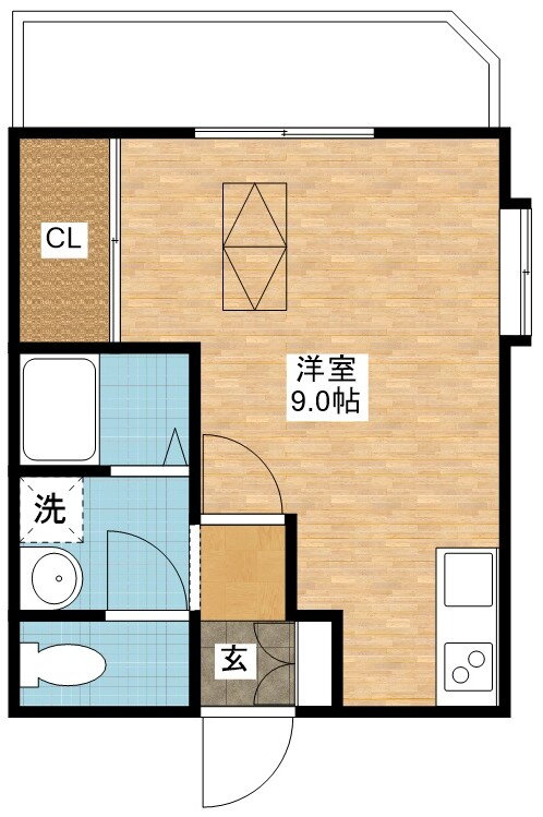 長崎県長崎市滑石１ 道ノ尾駅 1K マンション 賃貸物件詳細