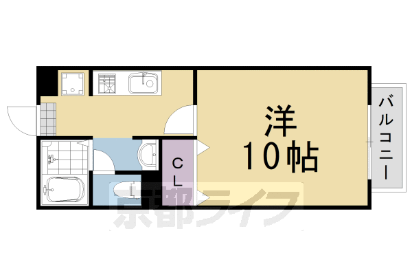 京都府京都市西京区御陵荒木町 桂駅 1K アパート 賃貸物件詳細