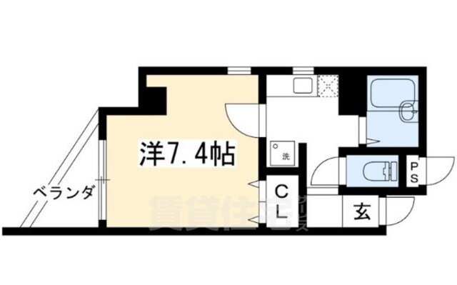 京都府京都市北区紫竹西高縄町 北大路駅 1K マンション 賃貸物件詳細