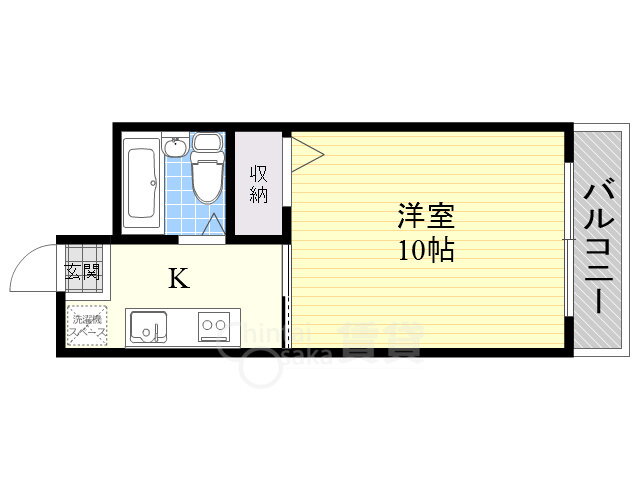 大阪府大阪市東淀川区瑞光４ 上新庄駅 1K マンション 賃貸物件詳細