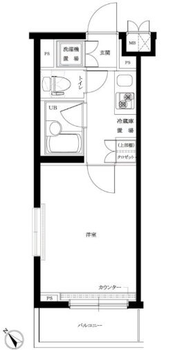東京都練馬区豊玉北３ 桜台駅 1K マンション 賃貸物件詳細