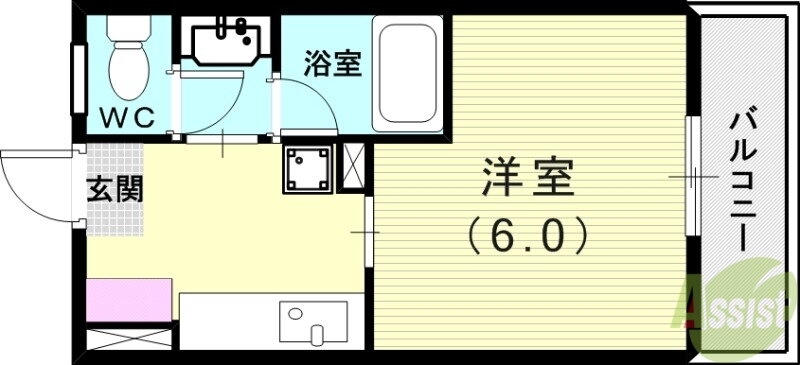 兵庫県神戸市西区伊川谷町有瀬 大蔵谷駅 1K マンション 賃貸物件詳細