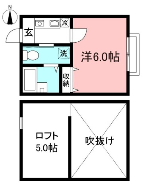 神奈川県川崎市多摩区宿河原１ 登戸駅 1K アパート 賃貸物件詳細