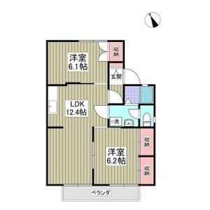 栃木県宇都宮市鶴田町 鶴田駅 2LDK アパート 賃貸物件詳細