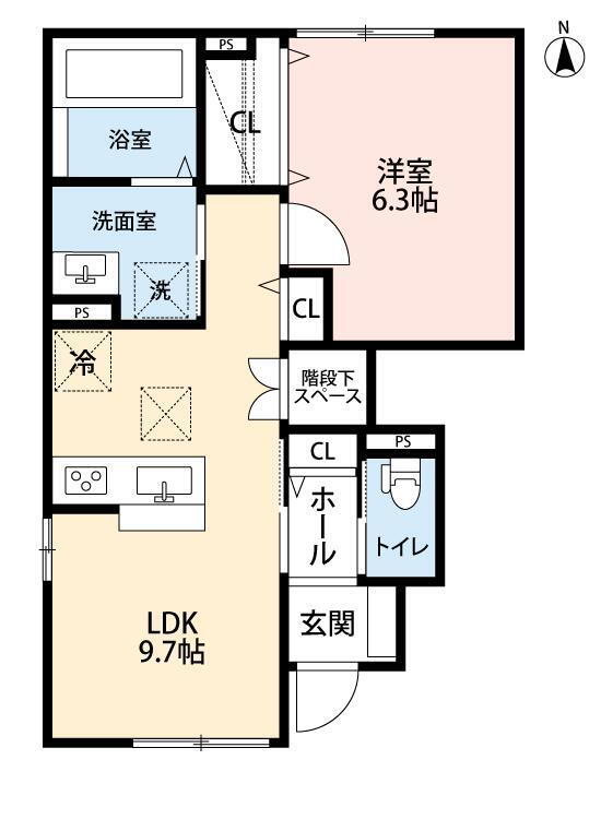 福岡県福岡市西区姪浜駅南３ 1LDK アパート 賃貸物件詳細
