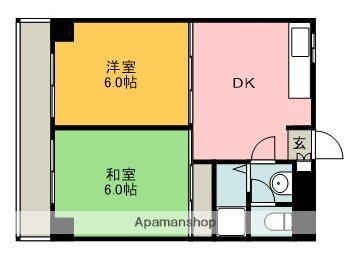 神奈川県相模原市中央区中央１ 相模原駅 2DK マンション 賃貸物件詳細