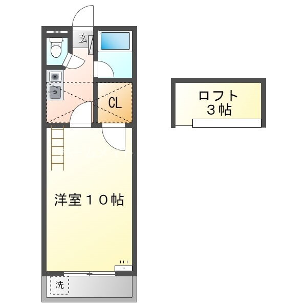 愛知県豊橋市下地町字新道 豊橋駅 1K アパート 賃貸物件詳細