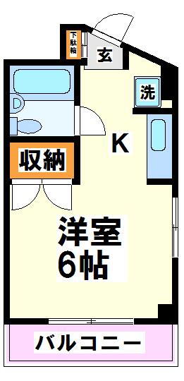 東京都府中市清水が丘２ 東府中駅 1K マンション 賃貸物件詳細
