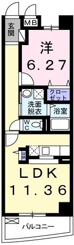 プレイン　ステージ 3階 1LDK 賃貸物件詳細